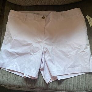 Women’s petite khaki shorts.  Never worn.  Tags still on